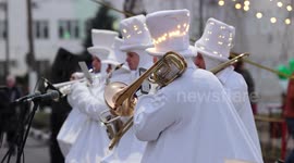 Russia: New Year festival in Belgorod, Russia