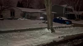 Power's Out Except for Christmas Lights