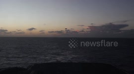 US: Harrier Jets Conduct Vertical Landings Aboard USS Iwo Jima