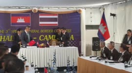Thailand, Cambodia sign agreement on ceasefire