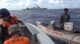 Chinese naval vessel rescues Philippine fisherman in South China Sea