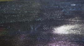 US, Los Angeles: Glassel Park Overnight Rain