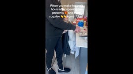 Girl overwhelmed with gratitude after surprise bike reveal