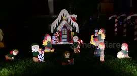 Christmas candy lane el Segundo in Los Angeles, California United States