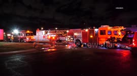 US, Phoenix: Phoenix 26th Drive Attic Fire