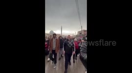 Syria: Funeral Procession for the Mosque Bombing in Homs