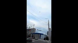 Drone strike sparks major fire at car dealership in Bila Tserkva, Ukraine