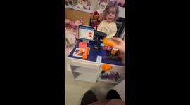 Grocery shopping at home but the cost of living is sky high! Funny toddler