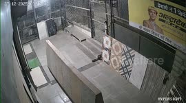 Runaway Gravel-Laden Truck Crashes Into Marble Shop at Nashik Naka in Satana; Major Damage, No Casualties