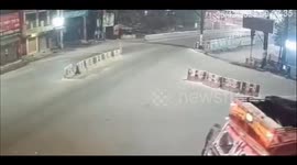 Dramatic CCTV Footage Shows Speeding Car Slamming Into Truck at Muzaffarnagar Intersection