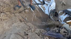 Khan Yunis Tents Damaged By Storms