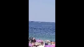 Pilot killed as small plane crashes on Brazil beach