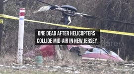 One Dead After Helicopters Collide Mid-Air In New Jersey
