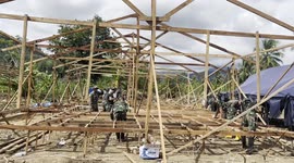 Construction of Temporary Housing for Flood Victims in Batu Busuk, Padang City, West Sumatra, Indonesia