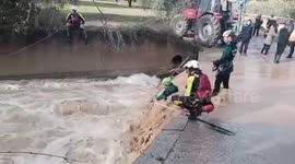 Spain: Young Motorcyclist Dragged Down By Swollen Stream During Flash Flood In Spain