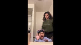 Daughter's Outfit of the Day Video Ruined by Cabinet Kick