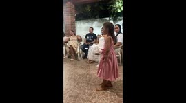 Little Girl Amazes Crowd With Fancy Footwork