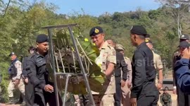 Thai PM visits temple captured on disputed land during clashes with Cambodia