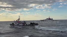 Taiwanese ship has close encounter with Chinese vessel as invasion fears rise