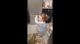 Girl Shuts Kitten Inside Fridge