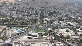 Syria: Aerial View of Damascus