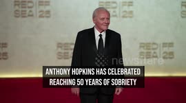 IN CASE YOU MISSED IT: Anthony Hopkins celebrates 50 years of sobriety