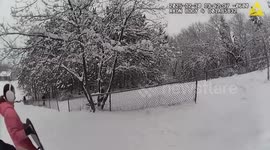 Snowy Sledding Spurs Unusual Police “Pursuit” In Eau Claire