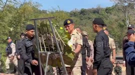 Thai PM visits temple captured on disputed land during clashes with Cambodia