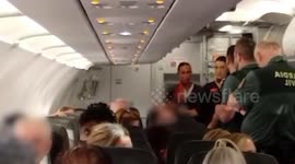Football fan taken off EasyJet flight after 