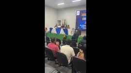 Two Playful Dogs Crash Graduation Ceremony