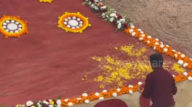 India: Sand Art Magic: Welcoming 2026 with Jagannath at Puri Beach,Orisha