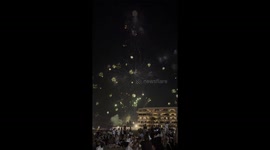 New Year Eve Fireworks at Pattaya Thailand December 31st 2025.