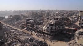 Report reveals widespread destruction, deteriorated humanitarian situation in Gaza in 2025