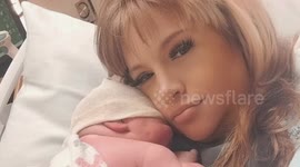 Mom delivers 'bowling ball' 13lb baby