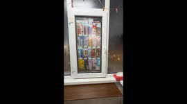 Ice creams frozen by extreme winter cold in Heilongjiang, China