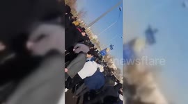Iran: Crowds Gather For Iran Market Protests