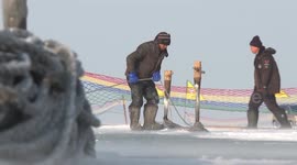 China: Ancient ice fishing at NE China's Chagan Lake blends heritage with modern business