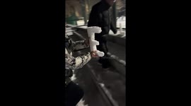 Snow lettering “LOVE” in Liaoning, China