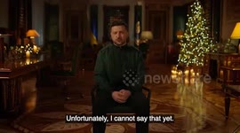 Zelenskyy delivers New Year address, hopes for 'calm skies' in 2026