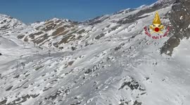 Dozens trapped in cable car accident in northern Italy as firefighters launch air evacuation