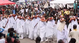 Traditional Eyo Festival held in Nigeria’s Lagos