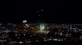Fireworks light up Erbil sky for New Year