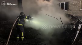 Five injured in Russian drone attack on Zaporizhzhia, Ukraine says