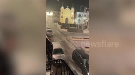 Heavy rainfall triggers red alert in Spain’s Malaga region