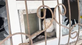 Russian shelling leaves destruction in Donetsk's Kostiantynivka