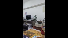 Strong earthquake violently shakes home in Tamsui, Taiwan