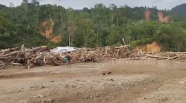 Debris removal, cleanup continue in Indonesia after deadly floods