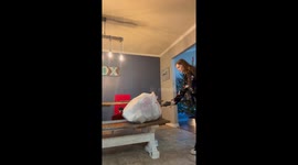 Trash can Tetris? With this hack you don’t have to deal with mounds of gift wrap garbage!