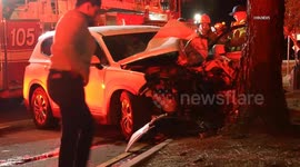 US, Los Angeles: West Hills Auto Crash Ends In Fatality
