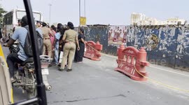 A protest held by women in Chennai Anna Salai